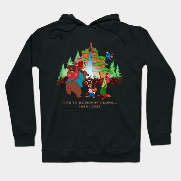 Time to be movin' along... - Splash Mountain Hoodie by D. Newzy